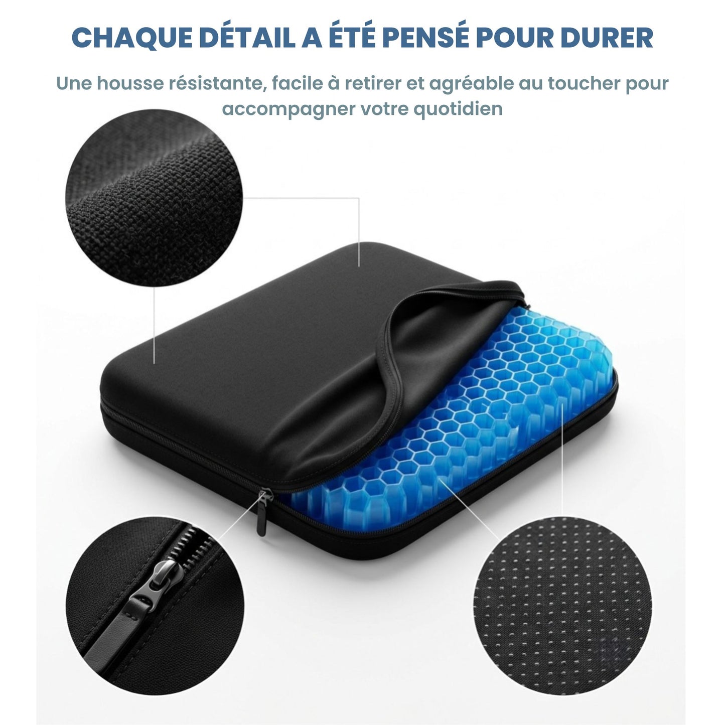 dosserein™ – Le coussin ergonomique pour les séniors qui veulent retrouver le plaisir de rester assis.