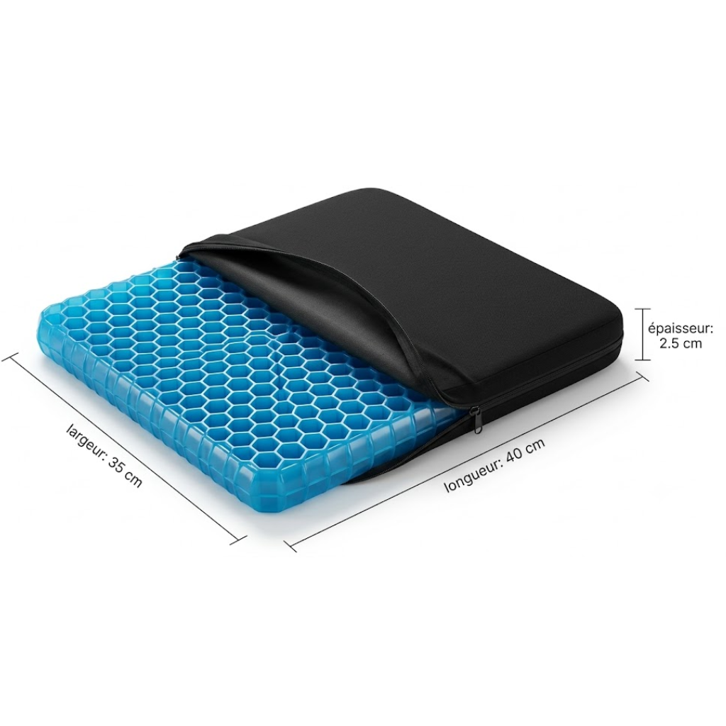 dosserein™ – Le coussin ergonomique pour les séniors qui veulent retrouver le plaisir de rester assis.